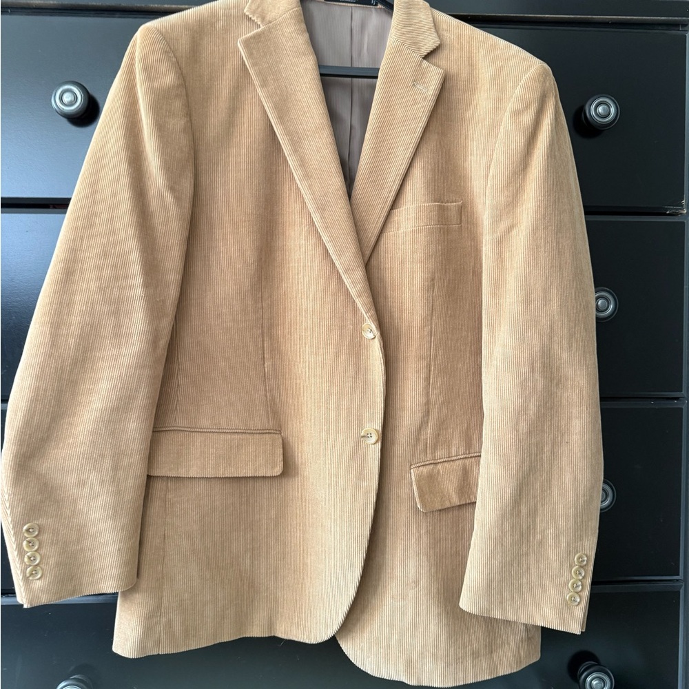 Men's Tan Corduroy Blazer